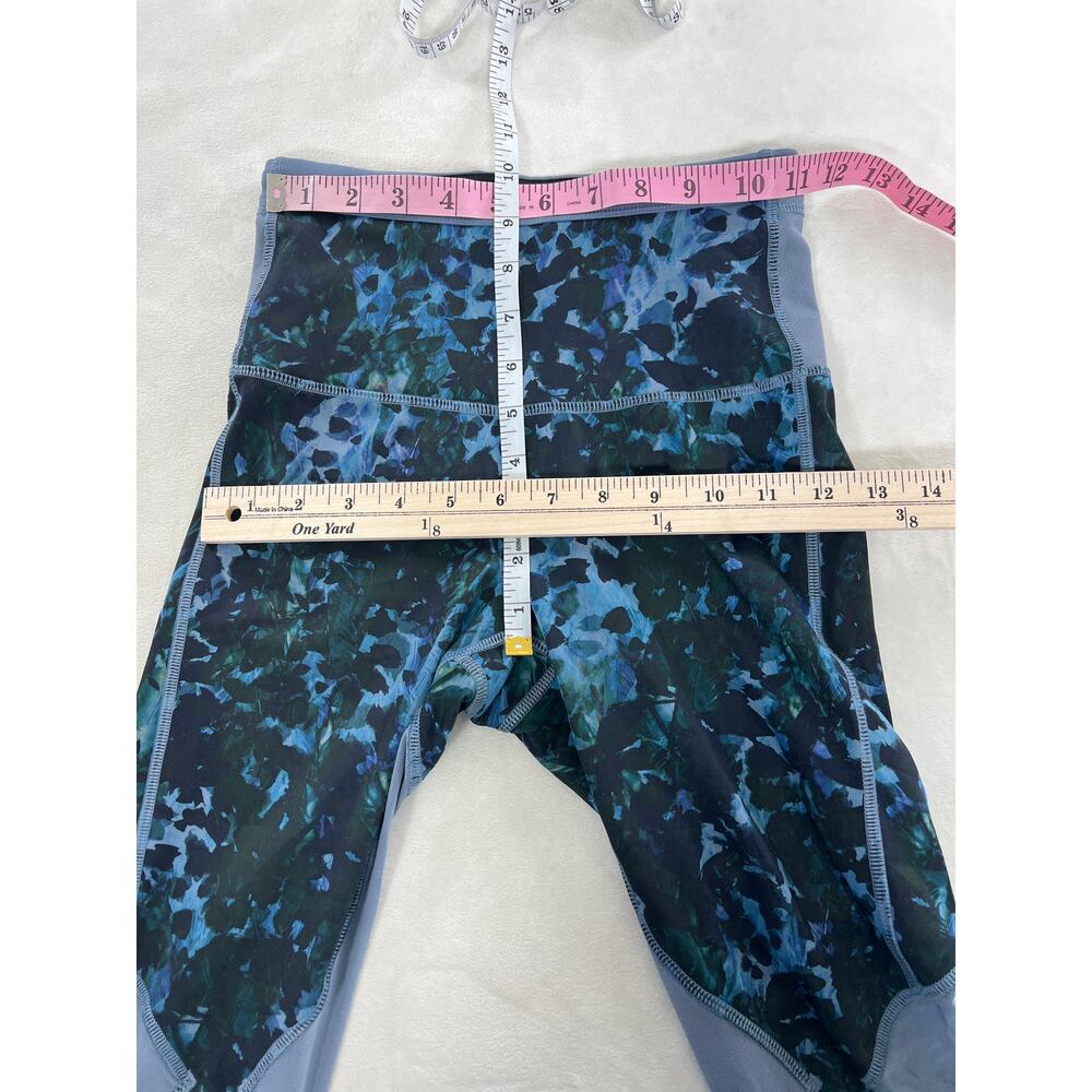 Lululemon Running in the City Floral 7/8 Tight Leggings Pockets 2 XS Mesh - Picture 7 of 8